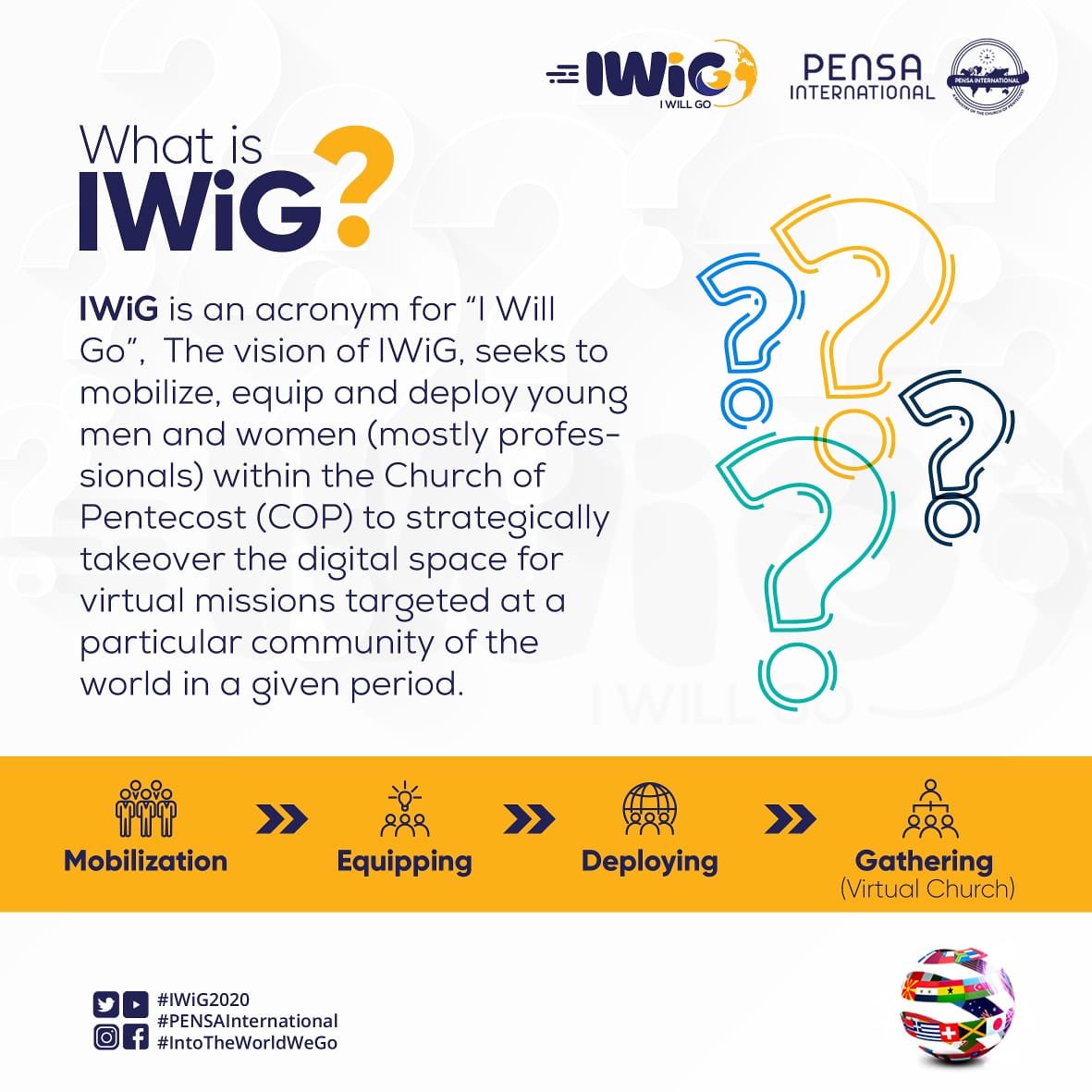 PENSACanada's tweet photo. 1 MORE DAY until registration closes for IWiG! Click the link in our bio to register now! Don’t be left out. WE ARE POSSESSING THE NATIONS 🌏
#IWiG #VirtualMissions #Missions #JesusChrist #Gospel #PENSAInternational https://t.co/YBJ1r00Q3X