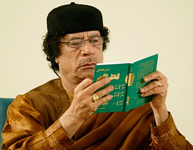 Gaddafi probably believed his prophecy has come to pass, coz he wrote in his Green Book  published in 1975 that, “Black people will rule the world”.He offered support to Blacks in U.S in 1985, he assured them he will support them to have their own independent state & economy.