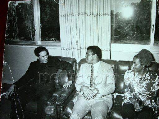 Gaddafi enjoyed comradeship with many Black leaders like Robert Mugabe of Zimbabwe , Nelson Mandela of South Africa , Thomas Sankara of Burkina Faso , Idi Amin Dada of Uganda , Sani Abacha of Nigeria  etc —in the Diaspora, he was a good friend of legendary boxer ....,