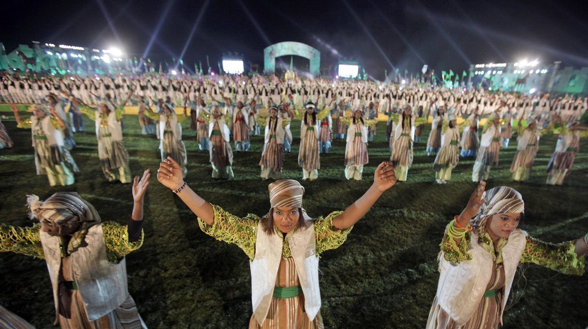 There was no Arabs, Blacks or White in Gaddafi's Libya, we all lived together as one. Any form of slavery was punishable by death in Libya. Those who are trading captured African migrants in open slave markets today are not Libyans!