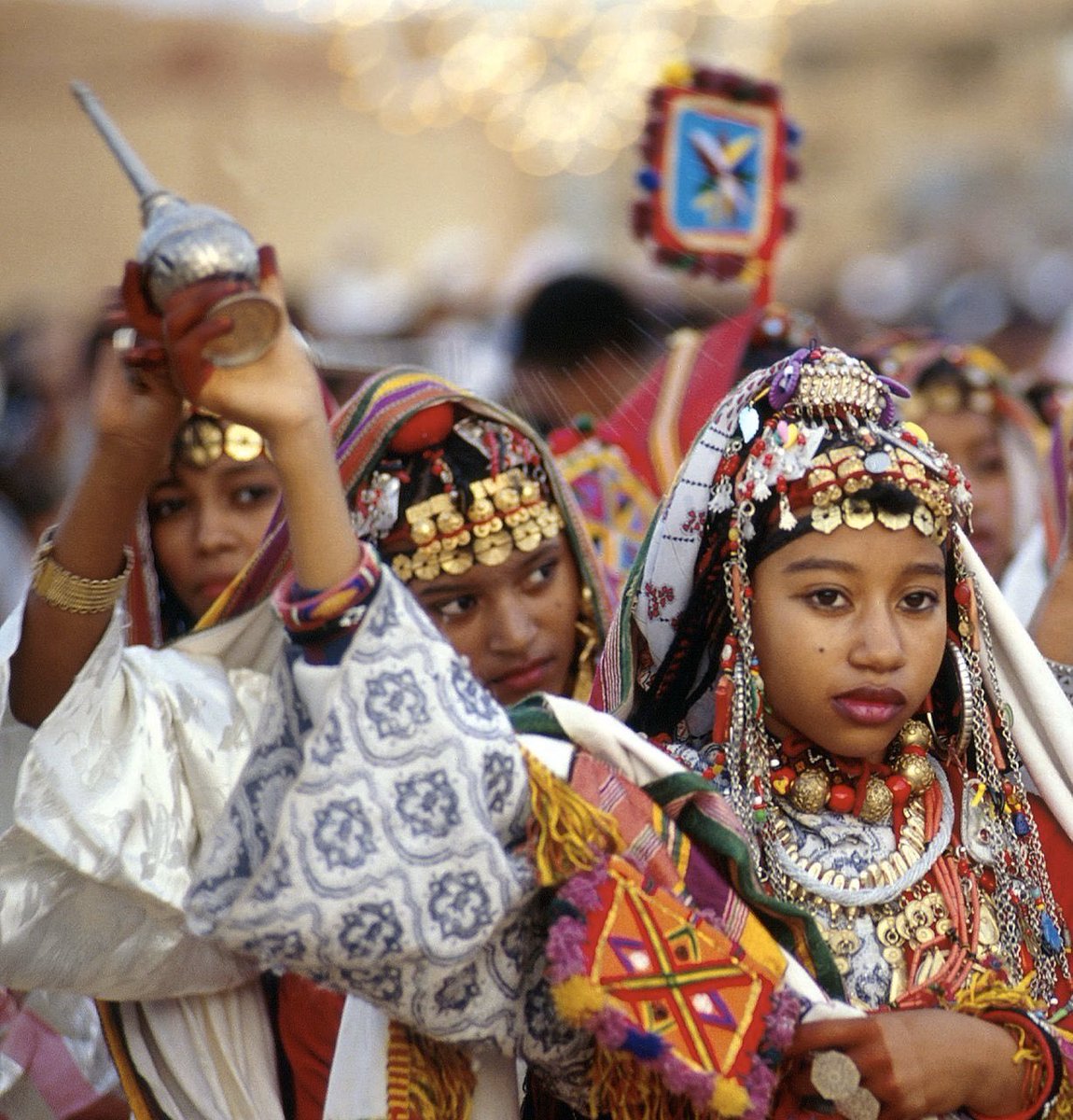 There was no Arabs, Blacks or White in Gaddafi's Libya, we all lived together as one. Any form of slavery was punishable by death in Libya. Those who are trading captured African migrants in open slave markets today are not Libyans!