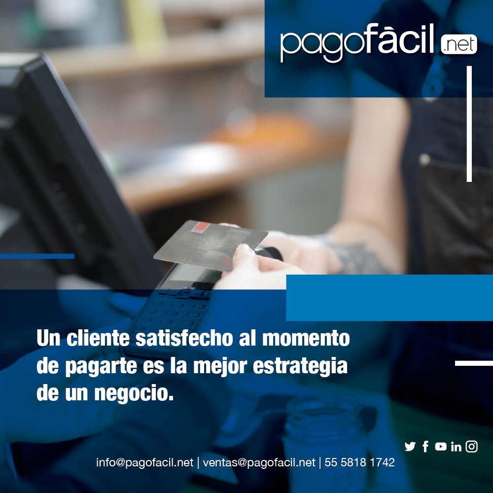 No hagas sufrir a tus clientes por no tener diferentes opciones para que te paguen. #PagoFácil es la solución para crecer tus ventas 👉 https://t.co/BeahtK2YUR https://t.co/XLzf5H5FZL
