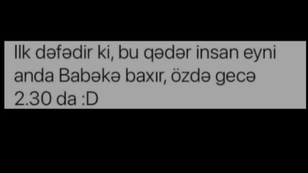 İndi bilerik qedrini Aztv:D