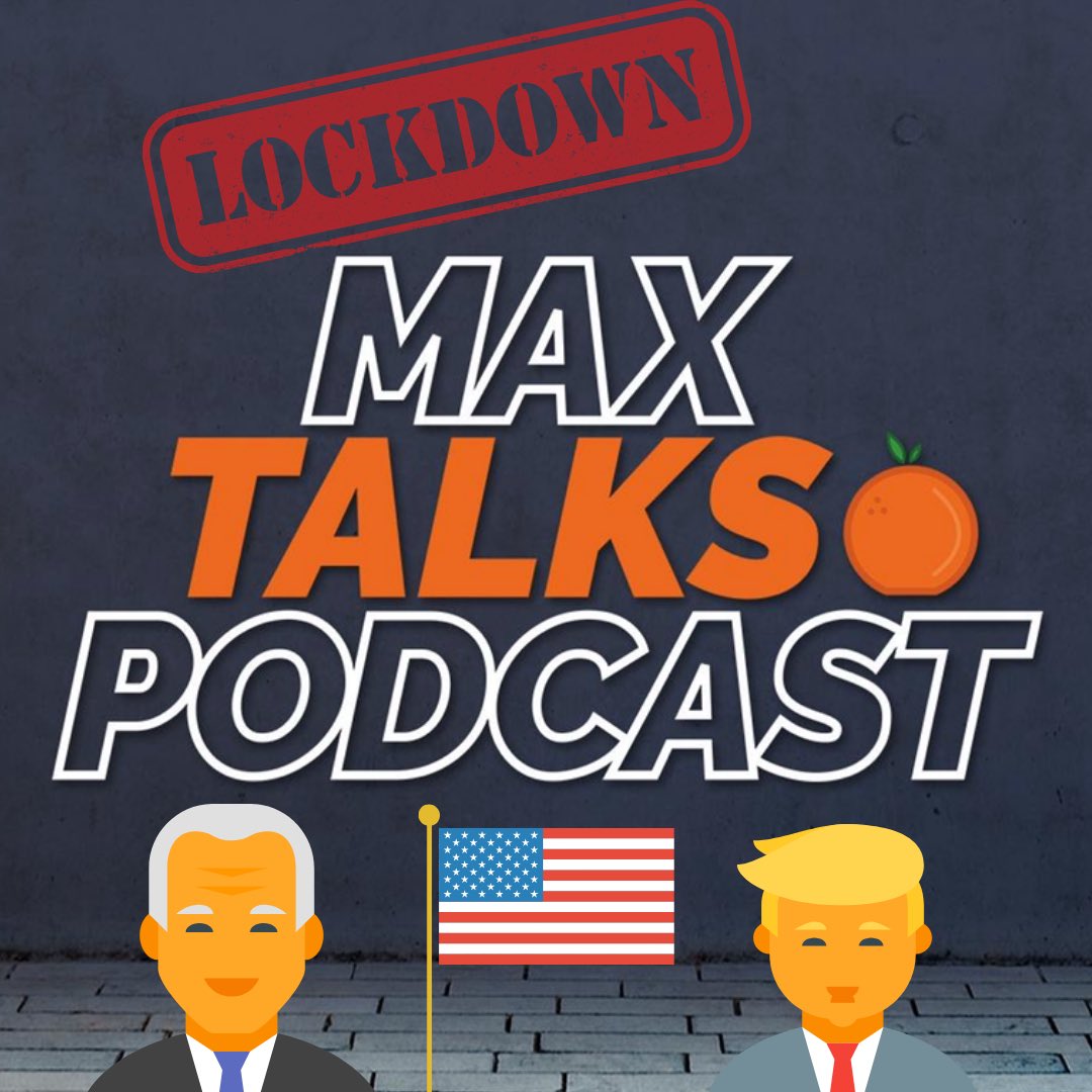 TheMaxTalksPod's tweet photo. Our latest podcast is out now on Spotify and Apple Podcasts! 

Can you guess what we spoke about in the podcast?! 

#spotify #applepodcasts #lockdown #COVID19 #Election2020 #Trump #Biden #podcast #podcasts #pod https://t.co/md2drzHZcb