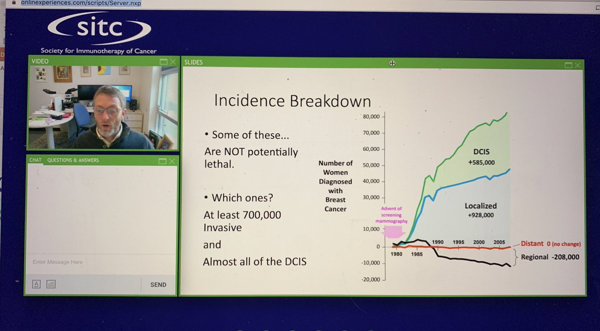 BernardAFox's tweet photo. GREAT TALK! Prof Alexander Borowsky @ucdavis  #multiplexIHC for #DCIS &amp; #breastcancer /better define the tumor micro environment/ spatial relationships/becoming big data problem/ #immunotherapy / Slide set 2 #SITC2020 @AkoyaBio @Ultivue @HalioDx #JEDICouncil https://t.co/GUGcolduvB
