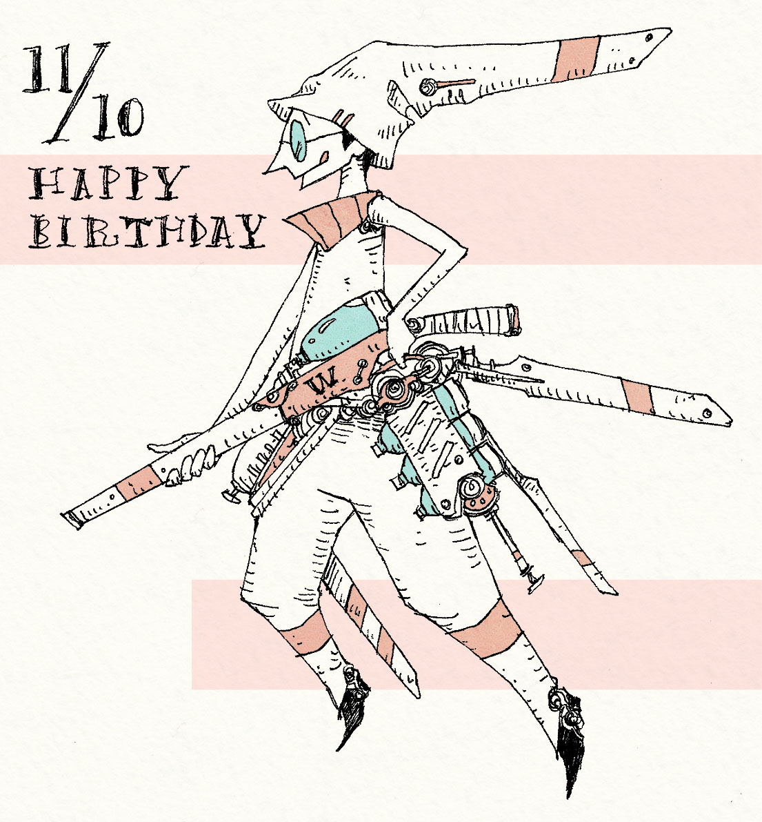 11/10生まれの方、お誕生日おめでとうございます。
11月10日生まれの方に届くと嬉しいです。

いつもより素敵な一日となりますように。

#誕生日 #happybirthday #11月10日 #ボールペン画 #イラスト #11月 