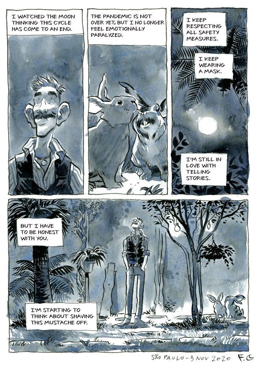 Jock4twenty's tweet photo. One last installment from Fábio - and it’s a good one #LockdownComics https://t.co/3jw1SRI1BN