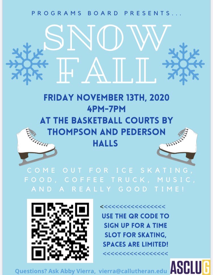 ❄️Snow Fall❄️ This Friday! Sign up here to reserve your skating slot: doodle.com/poll/fv5wpv2ff…