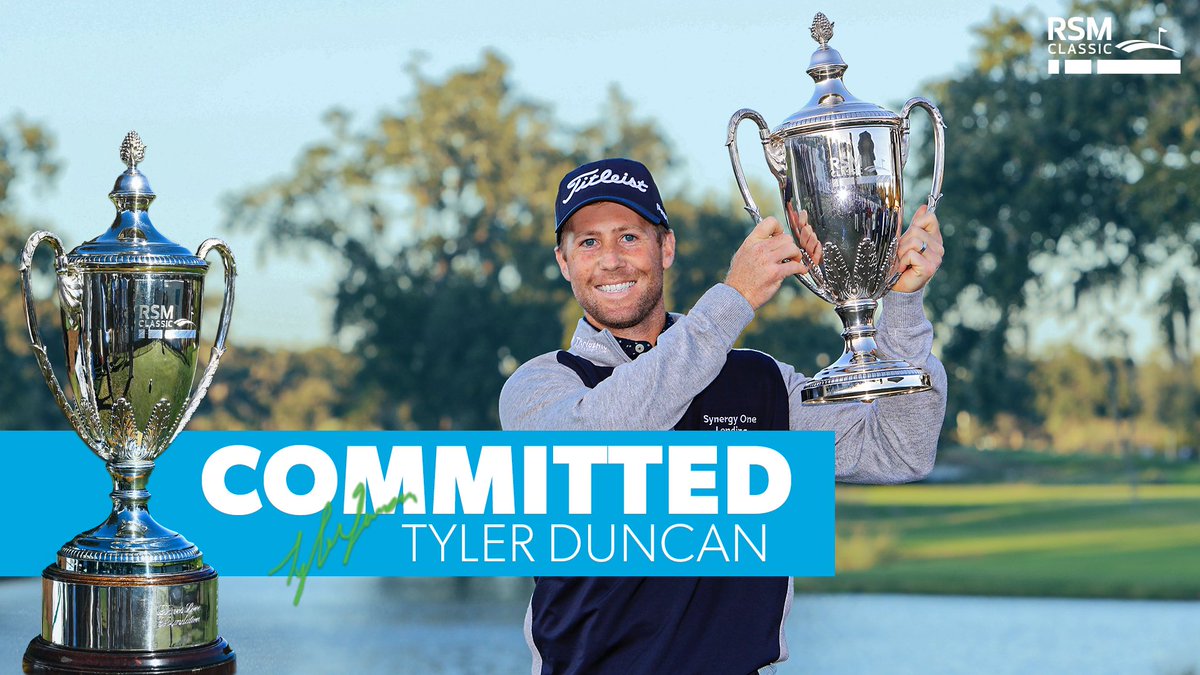 TheRSMClassic's tweet photo. We have some previous #RSMClassic Champs joining us at @SeaIslandResort next week! 🏆 https://t.co/fnwZpewwhb
