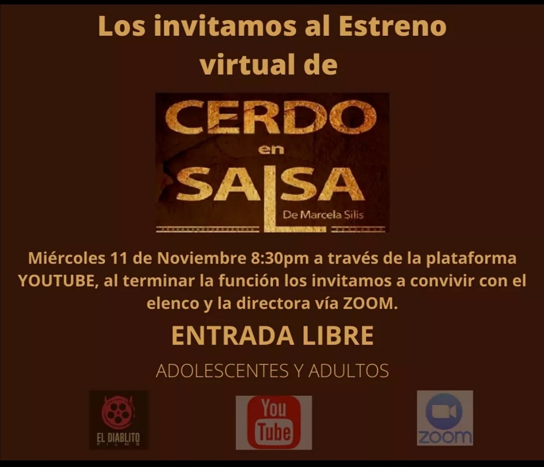 Este miércoles 8:30pm no se lo pierdan desde su casa por Youtube y convivencia con las actrices y directora via Zoom @TatianaDelReal @liliamendoza_ @MarcelaSilis @TalentOnTheRoad @SKRipstein @TatianaRealFans #RT #ActricesMexicanas #QuedateEnCasa