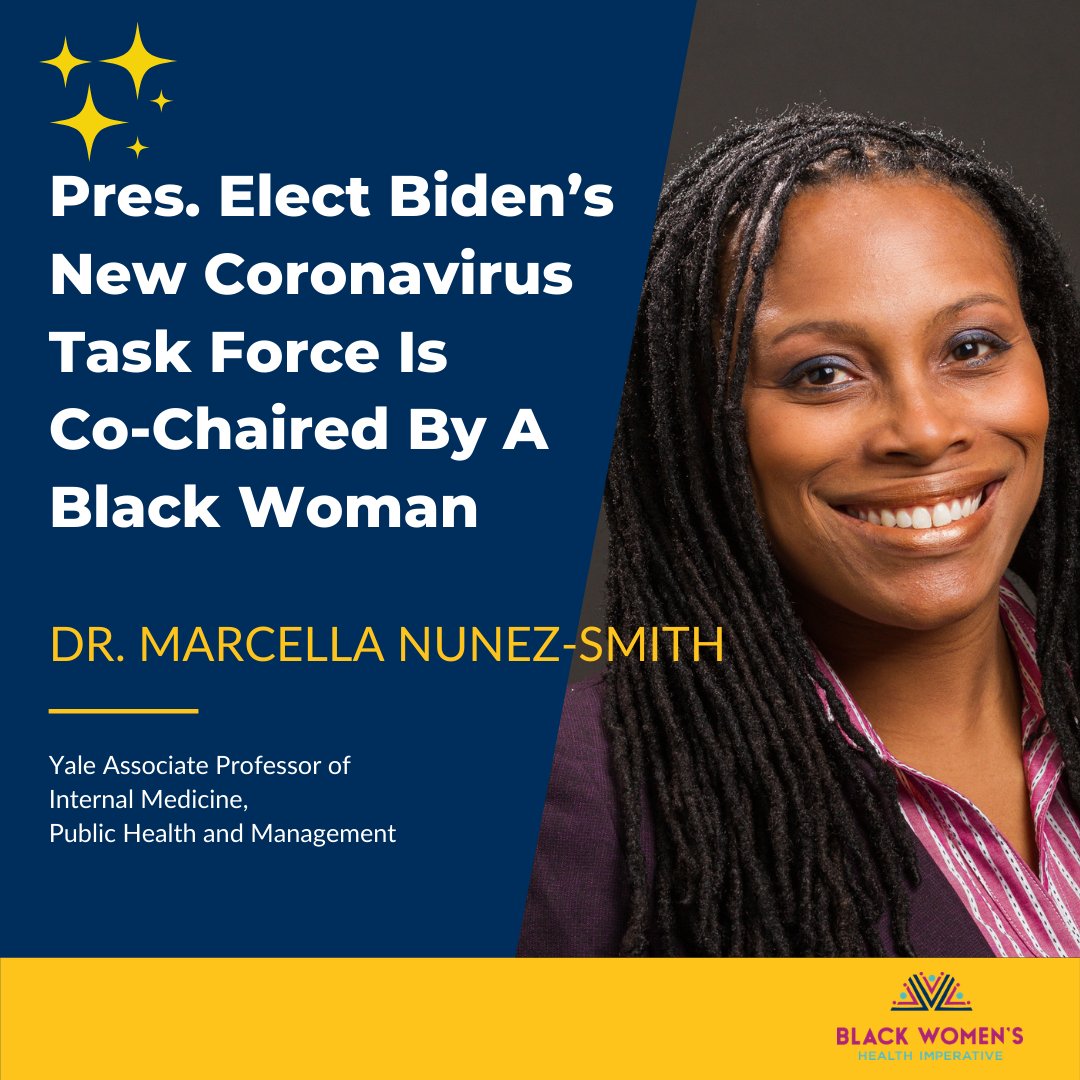 Appointing Dr. Marcella Nunez-Smith to be one of the doctors to lead the new Coronavirus Task Force, makes it clear that Biden intends to fulfil his promise of following the science — not politics — on the road to stopping the virus. Read the full article at the LINK IN OUR BIO.