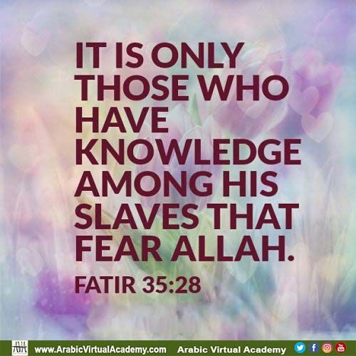 arabicvirtualac's tweet photo. Its only those that have knowledge that fear Allaah. 
https://t.co/pRNTE7mzDQ

#fearAllaah #TrustInAllaah #trueguidance #lovehopeandfear #fearallahasheaughttobefeared #fearallahifyouaretruthful #fearofallah #fearthepunishmentofallah #hopeorfear #arabicvirtualacademy https://t.co/Xizwnjc6KC