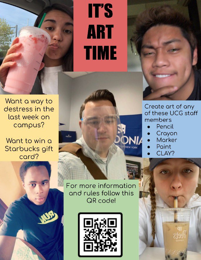 ucgra's tweet photo. it’s ART TIME! details on the QR code! https://t.co/fZkwcz2dxc