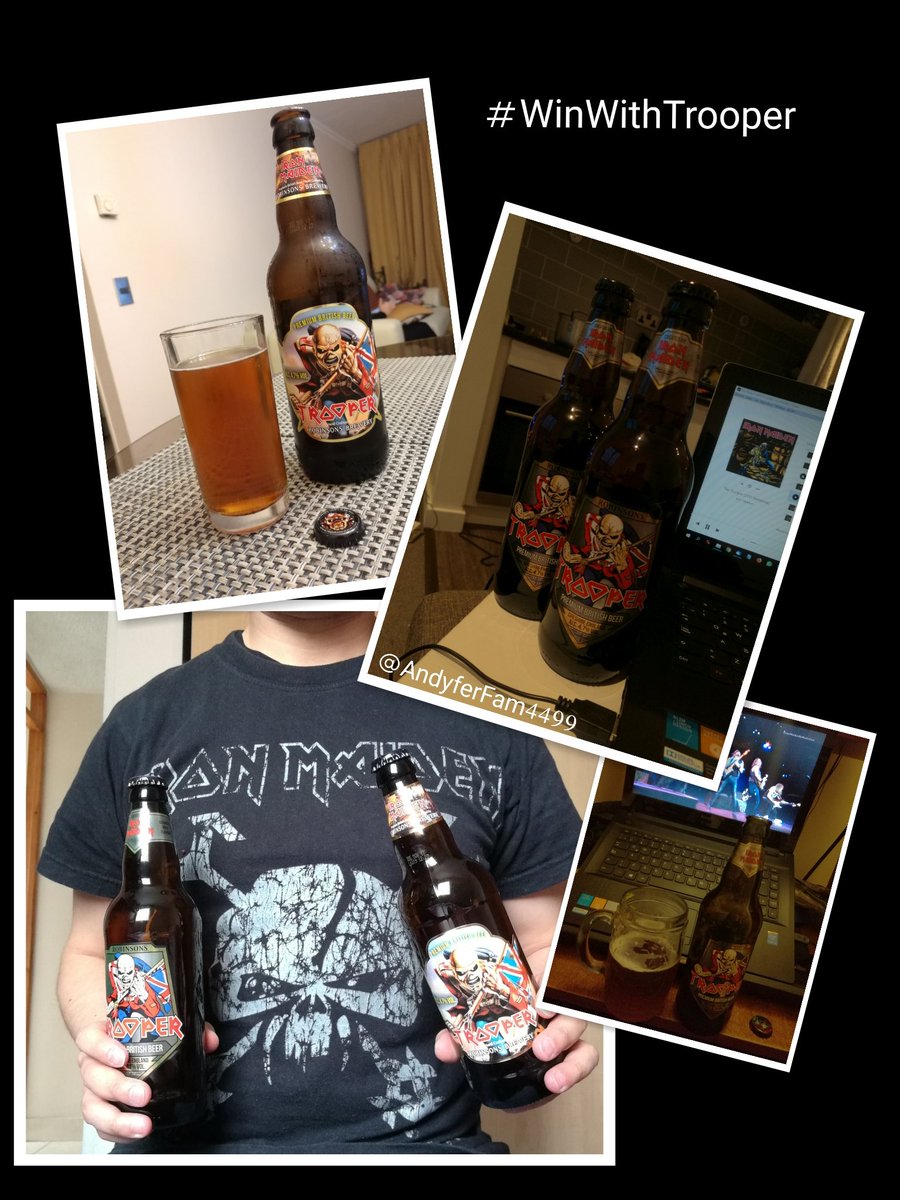 AndyferFam4499's tweet photo. Anytime is a good time for a Trooper beer πΊπ»
#WinWithTrooper
#IronMaiden #Trooper #IPA #DayoftheDead https://t.co/9wo1FGN8Zx