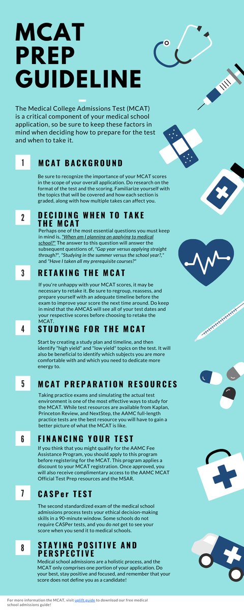Here are some general tips for taking the #MCAT. You can check out more in our #UpLIFT Guide in chapter 5!