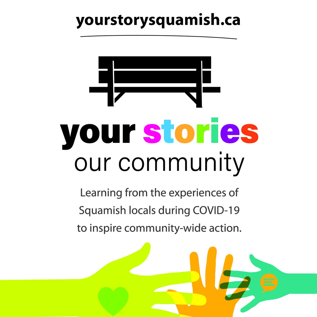 Squamishtown's tweet photo. #Squamish business owners, leaders and organizations launch #YourStoriesOurCommunity project to build community resiliency during COVID-19; Residents encouraged to submit anonymous experiences during the pandemic to inspire broad actions. Learn more: https://t.co/eorfSMiN9Z. https://t.co/f2Nb0WdwgK