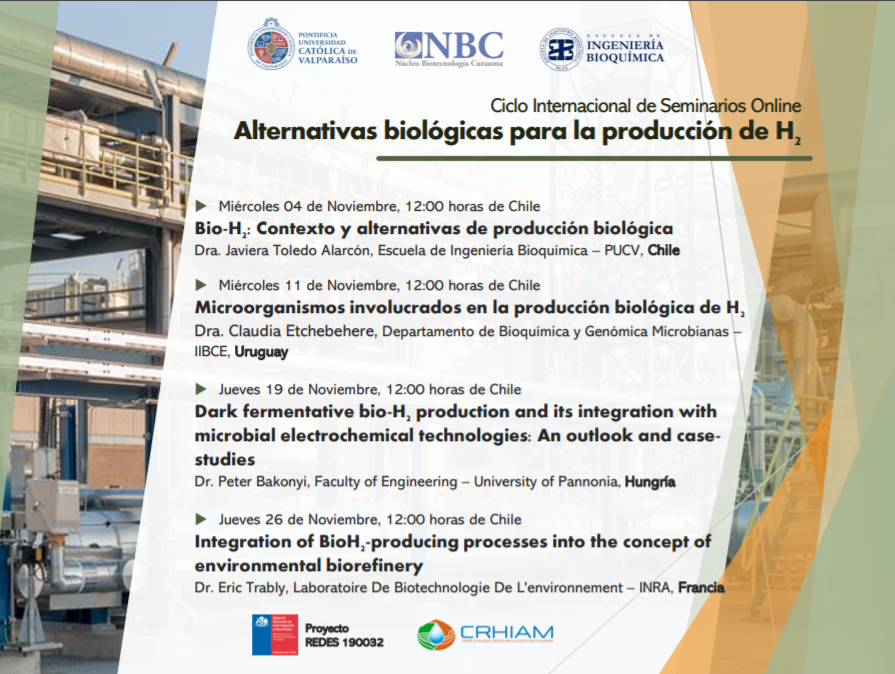 📢Este próximo miércoles 11 la 𝗗𝗿𝗮. 𝗖𝗹𝗮𝘂𝗱𝗶𝗮 𝗘𝘁𝗰𝗵𝗲𝗯𝗲𝗵𝗲𝗿𝗲 <a href="/ClaudiaEtchebe1/">Claudia Etchebehere</a> de <a href="/LIibce/">Microbial Ecology Lab 🇺🇾🦉</a> estará dando un seminario sobre microorganismos involucrados en la producción de H2 #EnergiasRenovables 
Registrarse a través de este link 👇 
docs.google.com/forms/d/e/1FAI…