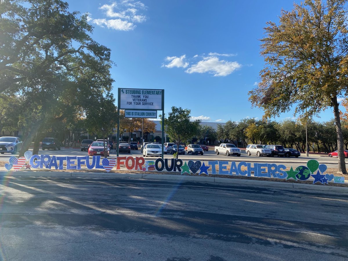 Our ⁦<a href="/PTASteubing/">Henry SteubingPTA</a>⁩ is fabulous. Thank you for recognizing our amazing teachers. #SteubingReturnsToBetter ⁦<a href="/NISD/">Northside ISD</a>⁩ ⁦<a href="/nisdpta/">Northside Council of PTAs</a>⁩