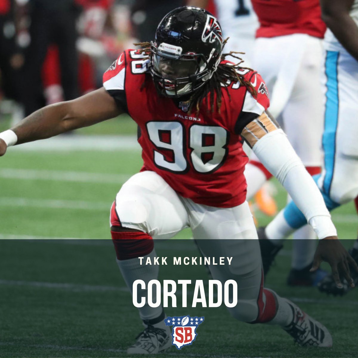 TheSpanishBowl's tweet photo. 🚨 ÚLTIMA HORA: Los Atlanta Falcons han cortado a Takk McKinley, jugador que fue seleccionado en primera ronda del draft de 2017. #NFL #nflEsp #Nflmex https://t.co/DOkVQpXEgv