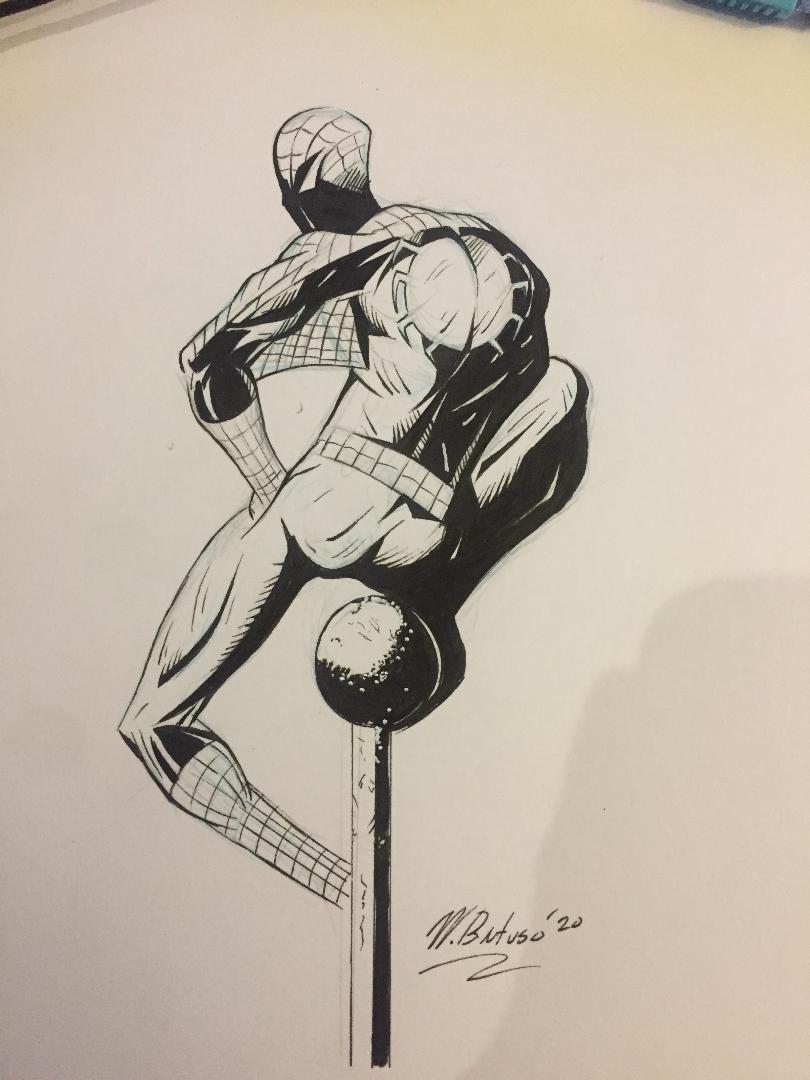 WButuso's tweet photo. 30-min #spiderman #sketch #illustration #comics #inks #art #butuso #artlife #marvel #marvelcomics https://t.co/veM3EXwraP