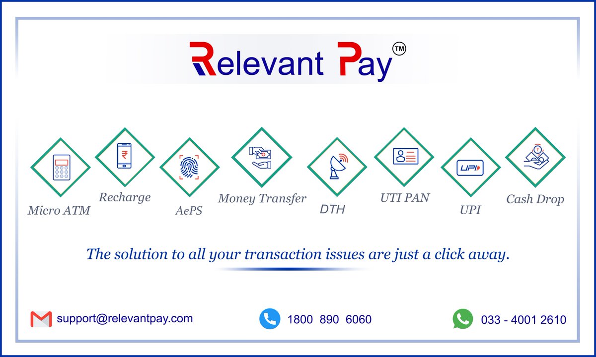 Relevant_Pay's tweet photo. Fin-tech is the way towards Atmanirbhar Bharat.
Visit https://t.co/LOD3QDSUN8
#RelevantPay #MicroATM #GoDigital #DigitalIndia #AtmanirbharBharat #atmanirbhareconomy #GoCashless  #digitalmoney #digitalIndia #VisitUsNow #contactus https://t.co/XfsGfjX4hd