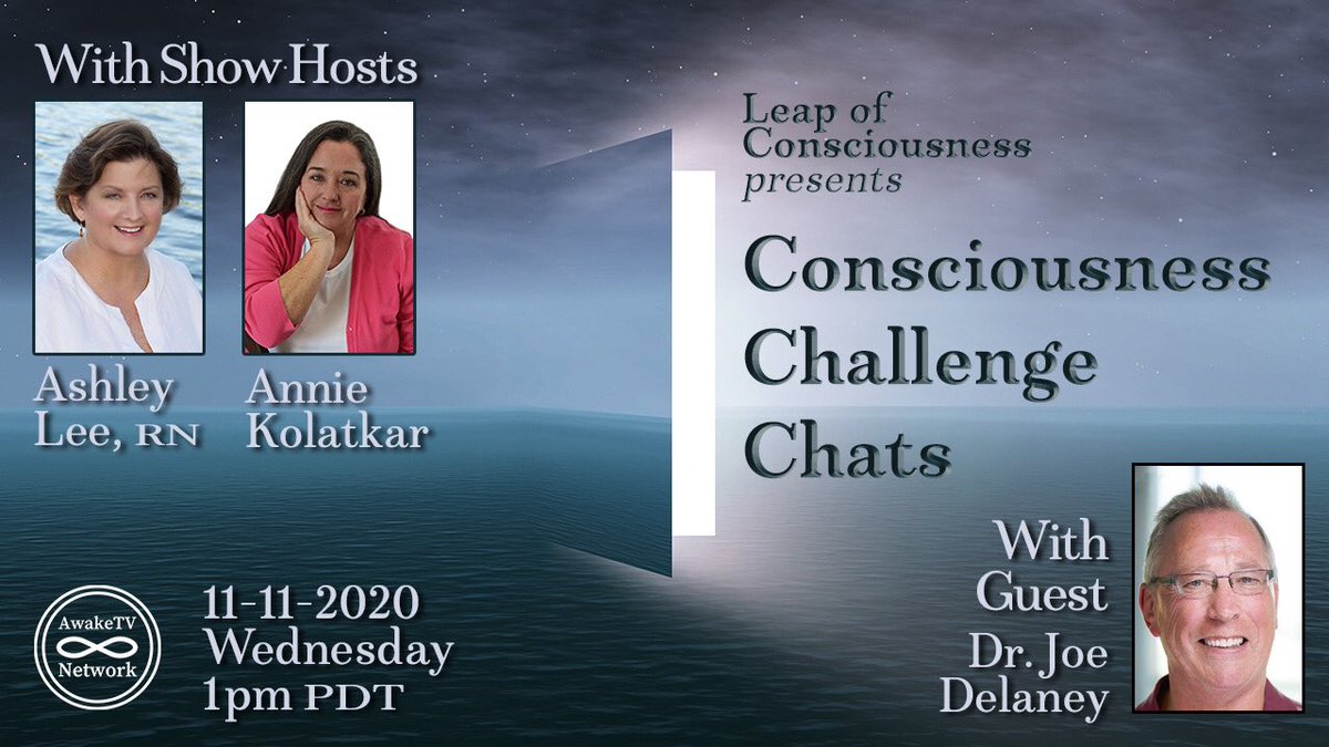 Center4ConKids's tweet photo. JOIN Leap of Consciousness show hosts Annie Kolatkar &amp; Ashley Lee as they launch their latest program Consciousness Challenge Chats! 
On Awake TV Network™️ 1st Birthday Party 🥳  Wed 11.11.20 @ 1PM PT 
https://t.co/sUzRPPbRJ6
#awaketvnetwork
#leapofconsciousness https://t.co/o1wggUYW7f