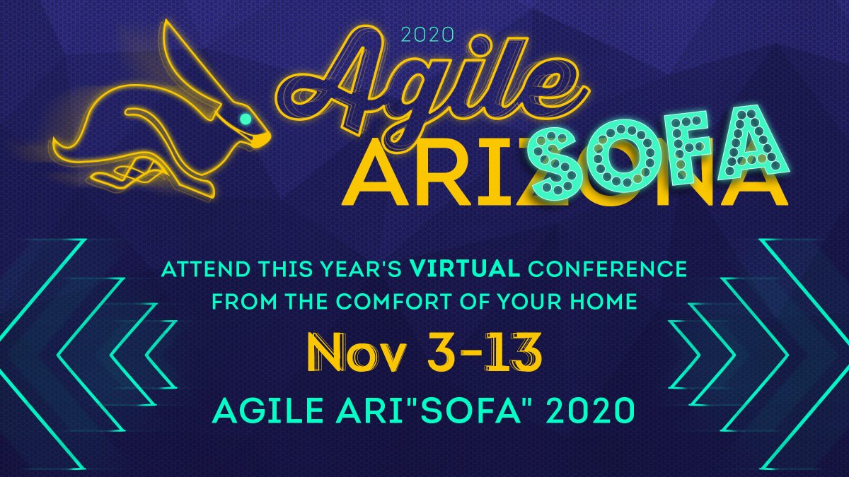 AgileAZCon's tweet photo. Are you ready??? Tomorrow and Wednesday are the 1/2-day workshops! Then Thursday and Friday is Agile Arizona 2020 Conference! It's not too late to grab a seat for a 1/2 day workshop or the conference! https://t.co/aMQFng71ZM #agileaz #agile #scrum https://t.co/7nkgp6YAww