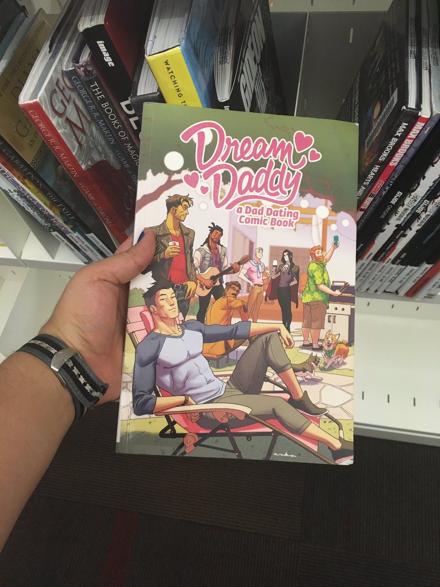 CandyCornMJ's tweet photo. UM. WAS NO ONE GONNA TELL ME THERE’S A DREAM DADDY *COMIC BOOK*?!?! #dreamdaddy #dreamdaddycomics #adventuresinthelibrary https://t.co/WZLkzDsjNm
