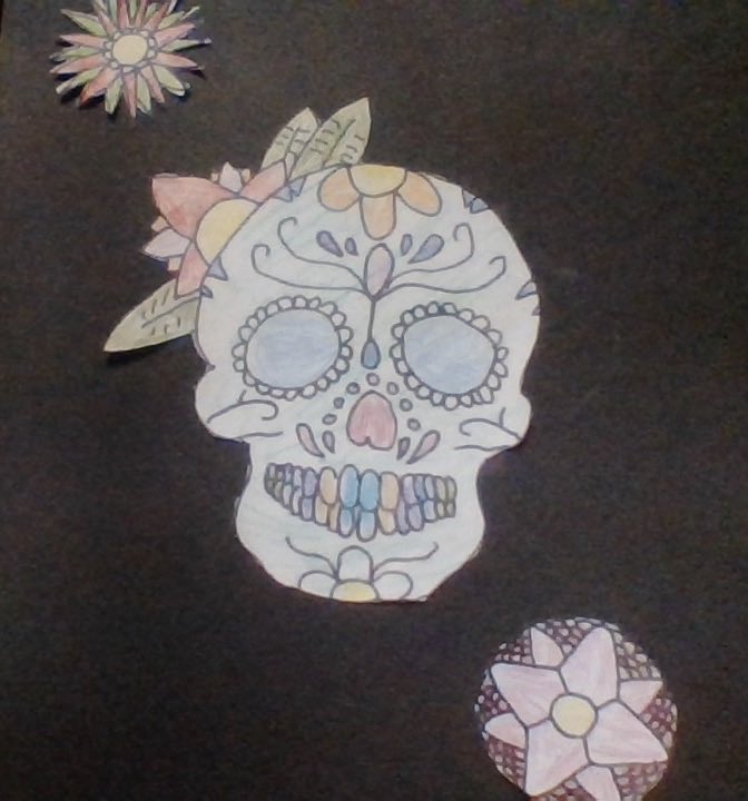Rustic_Rainbow's tweet photo. Dia de los Muertos by Finney’s 5th &amp; 6th graders. 
@FinneyVAPA @VAPA_CVESD @bevprange #finneyelem #cvesdnews https://t.co/6J5Am5A1dK