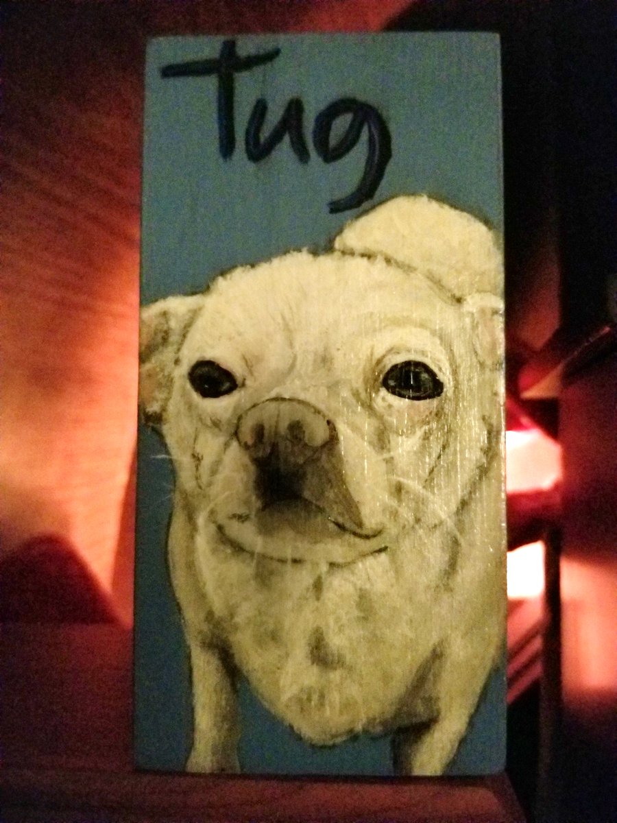 PugHollow's tweet photo. I forgot to take pictures of this box but the person who commissioned it was kind enough to send me some. And I wanted to share a little bit of the beautiful review they sent along with the photos. #memorialbox #chihuahua #art https://t.co/j4m824KEYY