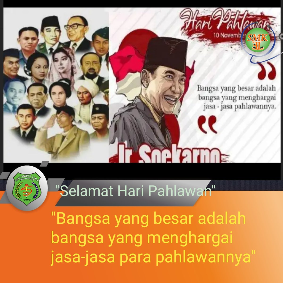 ElSurakarta's tweet photo. Selamat hari pahlawan... https://t.co/uZEj8SL2GR