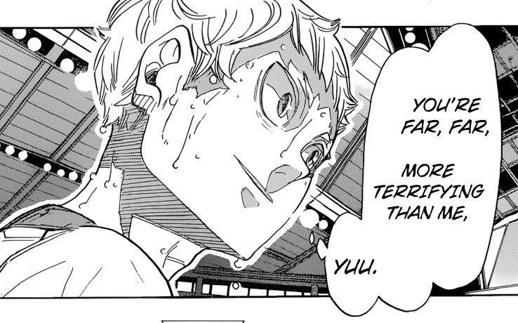 yaku picked nishinoya as his influence and nishinoya listed HIM down as his ? 