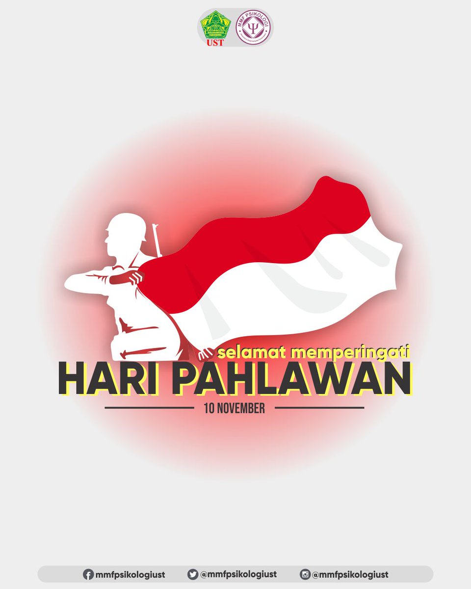 [ Hari Pahlawan ]

Setiap tanggal 10 November diperingati sebagai Hari Pahlawan. Peringatan Hari Pahlawan yang tiap tahun kita lakukan ini, jangan hanya dijadikan seremoni belaka. Tetapi kita teladani dan ambil nilai - nilai perjuangan agar dapat kita aplikasikan sehari - hari.