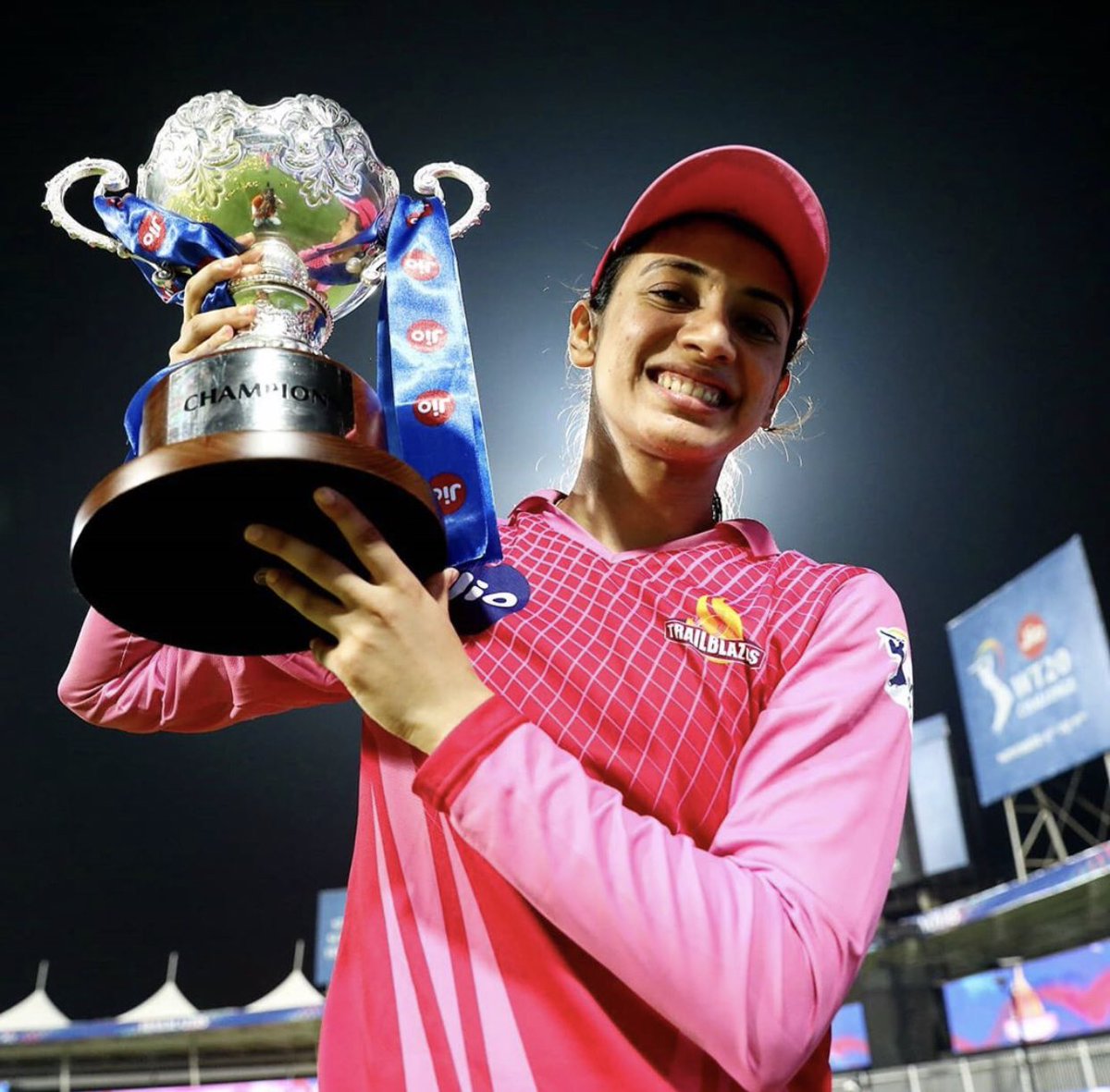 AKathramalla's tweet photo. #JioWomensT20Challenge
#MAIDENTITLE for#queenmandhana❤❤!!
#SmritiMandhana forever 💞💞.
@AKathramalla /@mandhana_smriti https://t.co/plKkLrQVuG