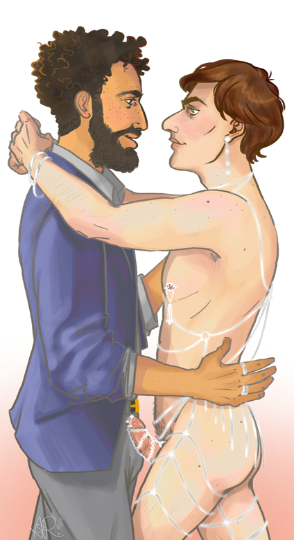 TurnipartN's tweet photo. #TOGFanart
#OldGuardFanart
#Kaysanova
#nsfw
Joe x Nicky based off a ficlet gifted to me by Hyper/Beans-on-toast! Boys undercover at a sex ring 😏 https://t.co/Ama5sWn5Od