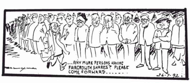 And dont miss this one ... against state of netas after  #Scam1992 by the inimitable  #RKLaxman  @LaxmanLegacy has the copyright for these. Please note!  @Moneylifers