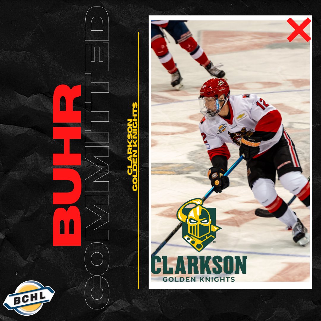 Congratulations to <a href="/buhr_brandon/">Brandon Buhr</a> on his commitment to the <a href="/ClarksonMHockey/">Clarkson Men’s Hockey</a> program from the 2022 season. #BCHL #Bulldogshockey
