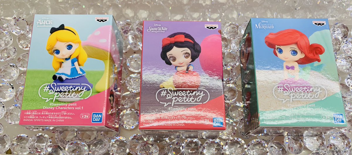 ゲームパニック堺 プライズ 本日新入荷 Sweetiny Petit Disney Characters Vol 1 全3種 ディズニー プリンセス プライズ 堺 ゲーパニ クレーンゲーム ｕｆｏキャッチャー