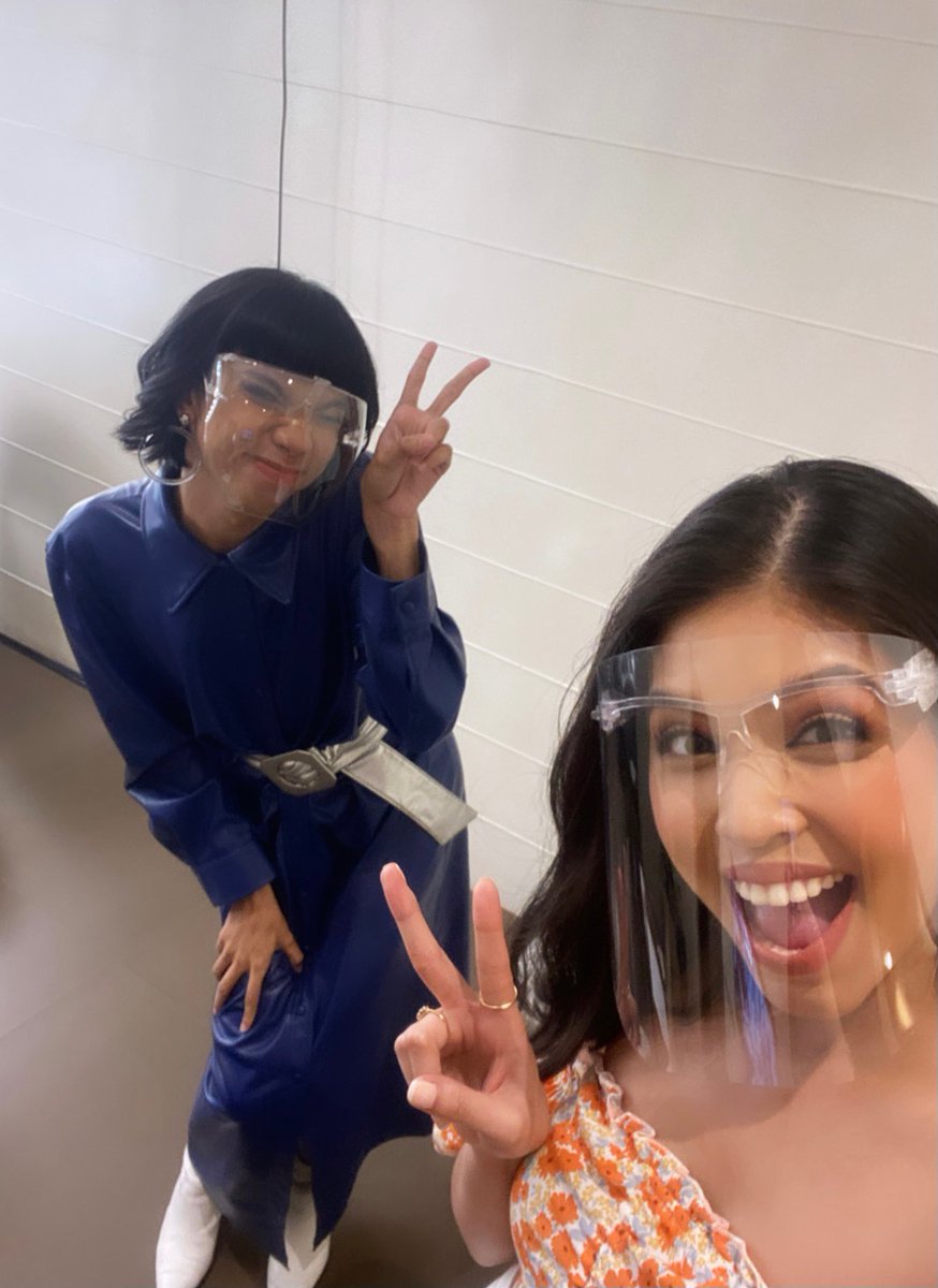 mainedcm's tweet photo. Our hi-hello-bye moment! Nice meeting you, girl! Galingan mo sa #BawalJudgmental! @mimiyuuuh @EatBulaga https://t.co/UvJfrF8sol