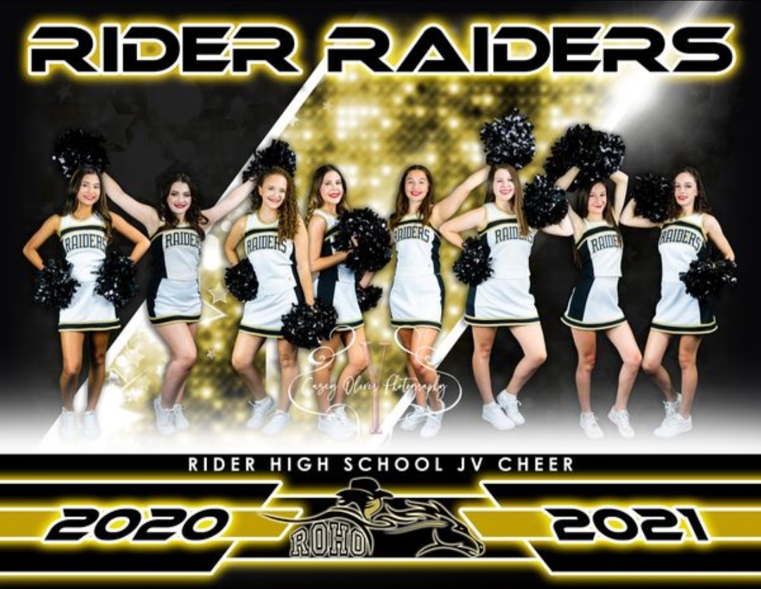 RiderCheer1's tweet photo. Please welcome the 2020-2021 Rider Raider Cheerleaders!!! 
🖤💛🖤💛
#roho #OFOT #Varsity #JuniorVarsity https://t.co/Oo8QsMXRoo