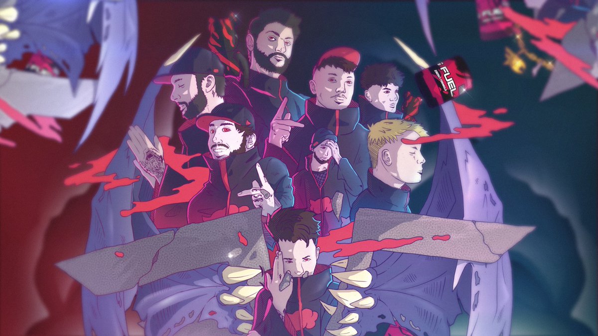 Sadersaur's tweet photo. 5 days to create this by using new techniques and combining our skills to make this possible. @party77777 &amp; I were asked why do we deserve a spot? This is why! So we would like to share our #FaZe5 top 100 Collaboration. @FaZeClan @GFuelEnergy  Project: https://t.co/mgQiOeYox7 https://t.co/kYEy9QGpAq
