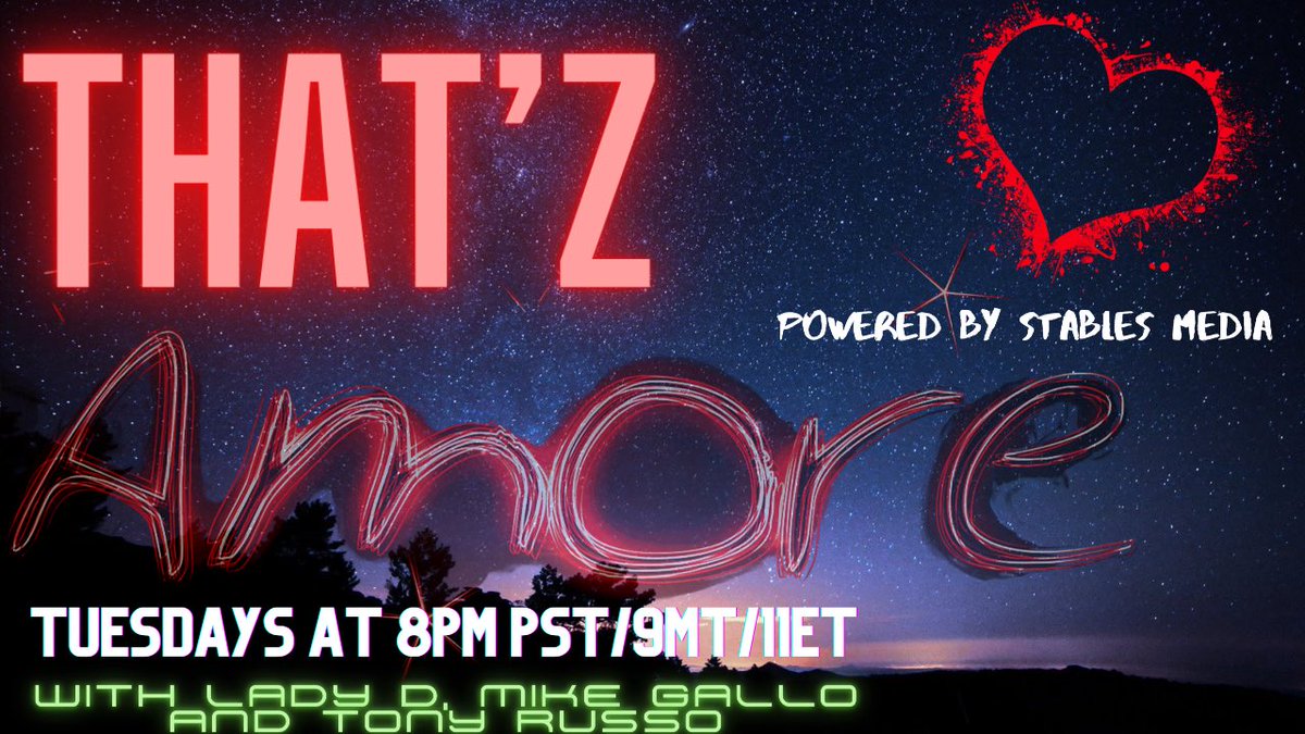 BettingInHeels's tweet photo. Tomorrow That’z Amore is back with myself, @Mike45gallo  and @trusso64! We hit Almost close to 1k view on our first show Come join us ask us any questions. And thanks for supporting on this amazing opportunity! https://t.co/18SyugRIVQ