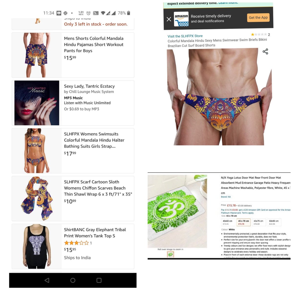 iamkadarla's tweet photo. I #BoycottAmazon for demeaning Hinduism. https://t.co/2ZoiR2btVE