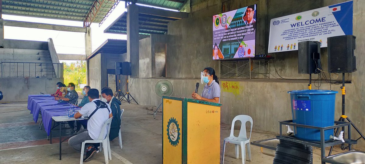 MinistryLabor's tweet photo. Launching of the Community Emergency Employment Programme (CEEP),Cotabato City
コタバト市コミュニティ緊急雇用プログラム（CEEP）の立ち上げ
#SErbisyongMAnggagawa
#ILOJAPAN https://t.co/ce3zbhYePl