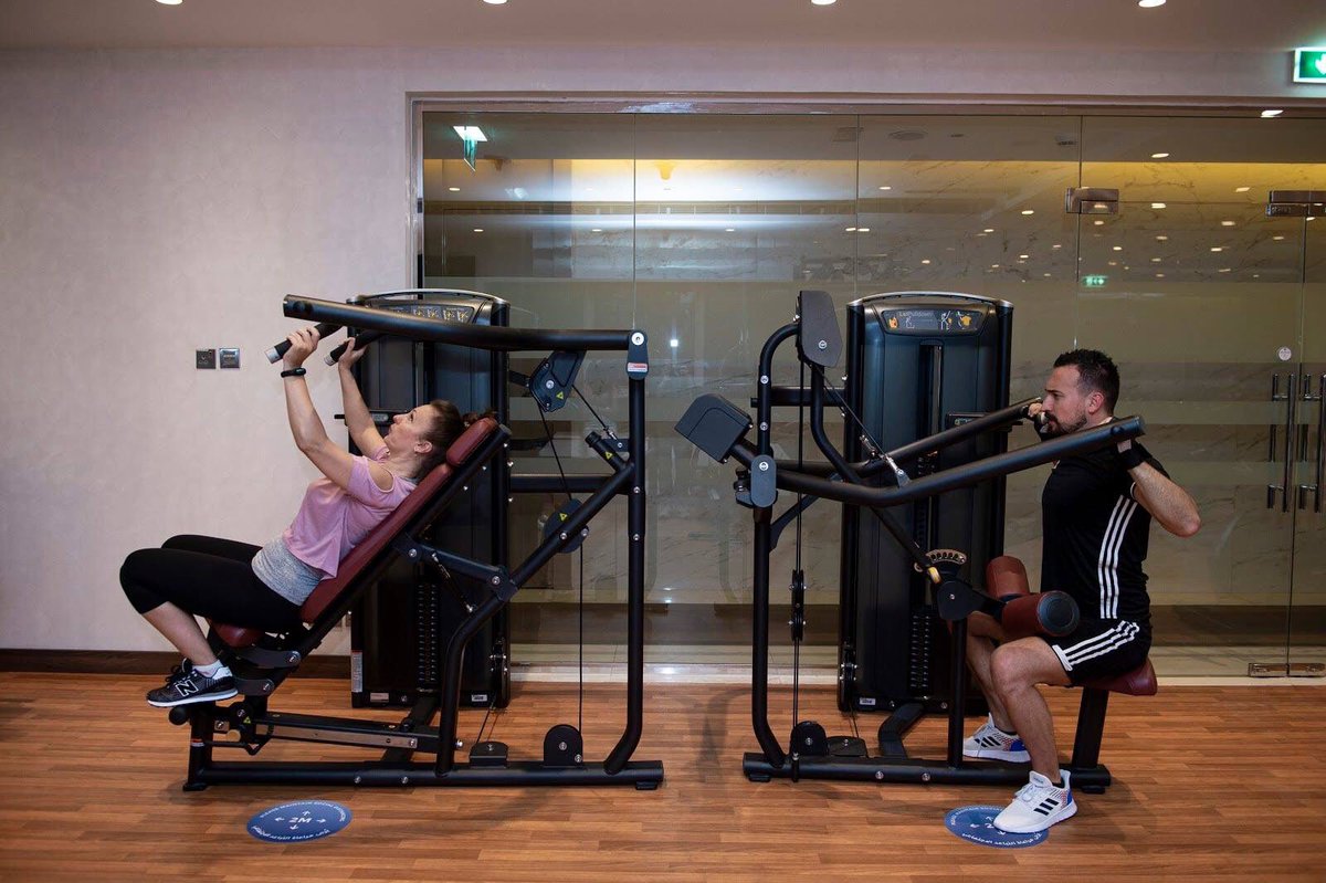 movenpickDDubai's tweet photo. At Mövenpick Downtown Dubai, our gym facility caters to all your workout needs! Get pumped at ours 💪

في موفنبيك داون تاون دبي، تلبي مرافقنا الرياضية جميع احتياجاتك من التمارين! هيا ابدء التدريب معنا لتصبح أقوى 💪 https://t.co/9BqkBmTNqr