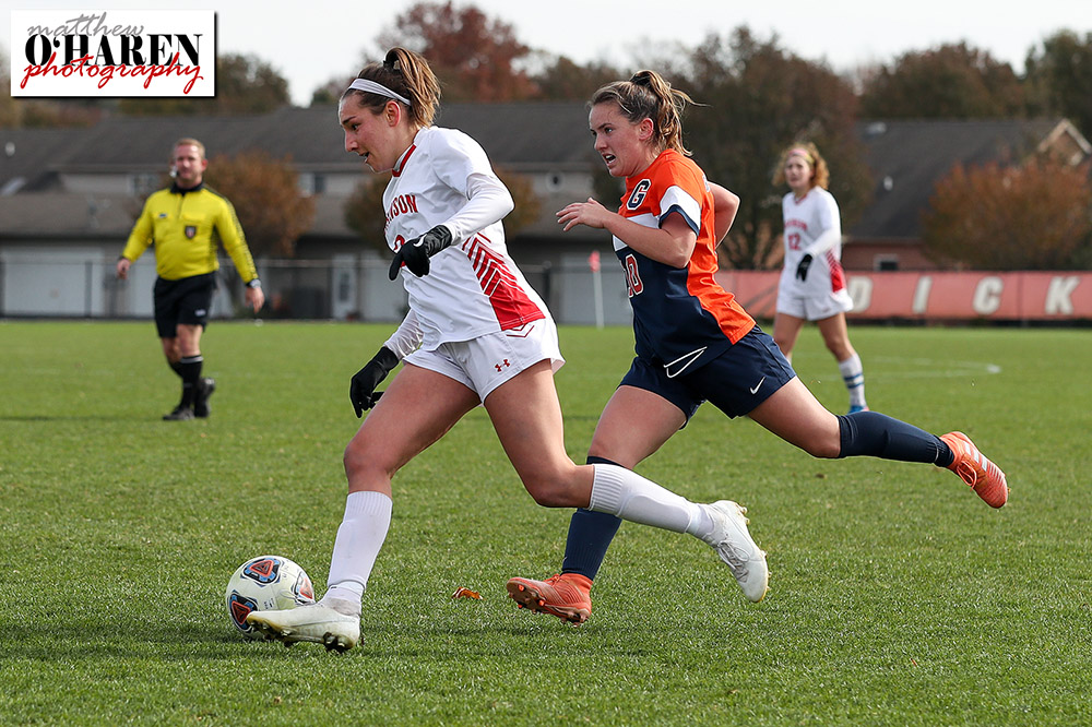 moharenphoto's tweet photo. One year ago on this date the @DsonRedDevils defeated the @gburgbullets 3-0 in the @CentennialConf semifinals after @tatemeg17 scored all three goals at #DickinsonPark. @DickinsonCol #DsonWSOC #Dickinson #GoRedDevils #DSonRedDevils #d3soccer #RedDevils #DsonProud #RedDevilNation https://t.co/ymVln6tQzv