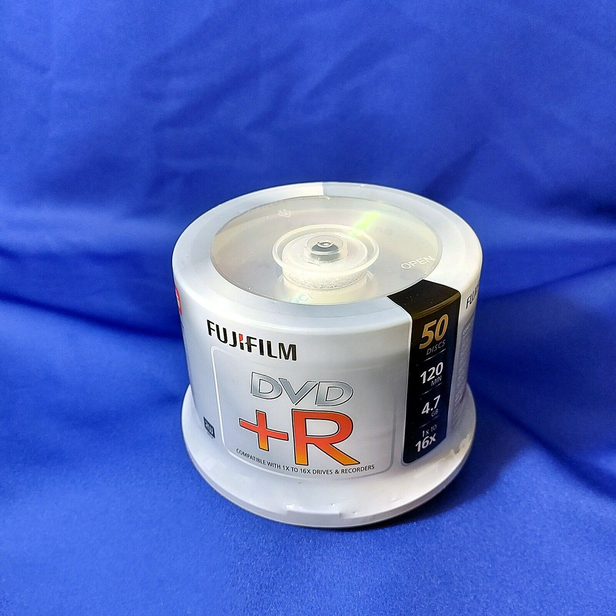 ThriftyGirl2015's tweet photo. Fujifilm DVD +R 50 Pack New Sealed 120 min 4.7GB 16X https://t.co/UzkskXeZdd #ebay @ebay #fujifilm #DVD #DVDR #50Pack #new #sealed #120mins #4.7GB #16x #media #blankmedia #DigitalMedia #movies #recording #movierecording #film #drives https://t.co/pipasuSLcw