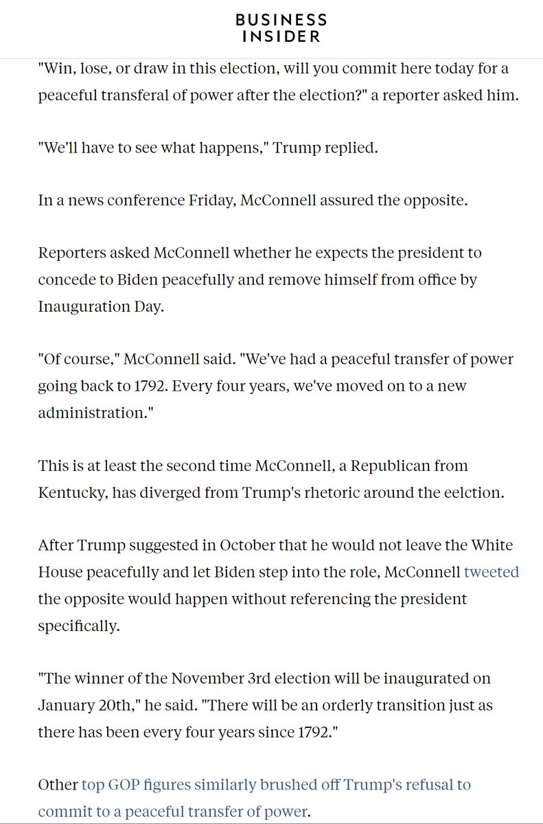 This was how things were looking on November 7. https://twitter.com/businessinsider/status/1325078087168561158