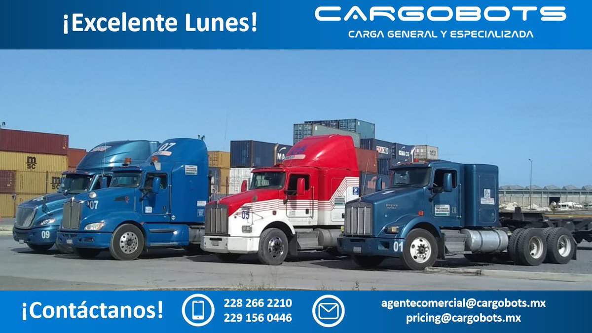 cargobots's tweet photo. En #cargobots seguimos empujando la rueda y cumpliendo con nuestros clientes!!!
#logistica
#Veracruz
#Mexico
#shippingcontainer
#fleteterrestre
#hazmat https://t.co/44ajVTouT3