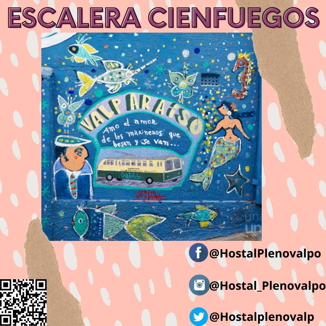 hostalplenovalp's tweet photo. Si bien las escaleras coloridas y empinadas son uno de los iconos de Valparaíso, éstas son unas de las más entrañables. Aunque lo suyo, mientras visitas la ciudad, es aprovechar para visitar las mejores escaleras de Valparaíso (las tienes en el mapa marcadas en rojo). https://t.co/bfgnIaeBtp